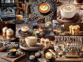 1000 Piece Collage Jigsaw Puzzle for Adults - Coffee Latte Espresso Collage - Challenging Puzzle Perfect for Game Nights - 1000 Piece for Adults. 20x27 inches (Mocha Medley)