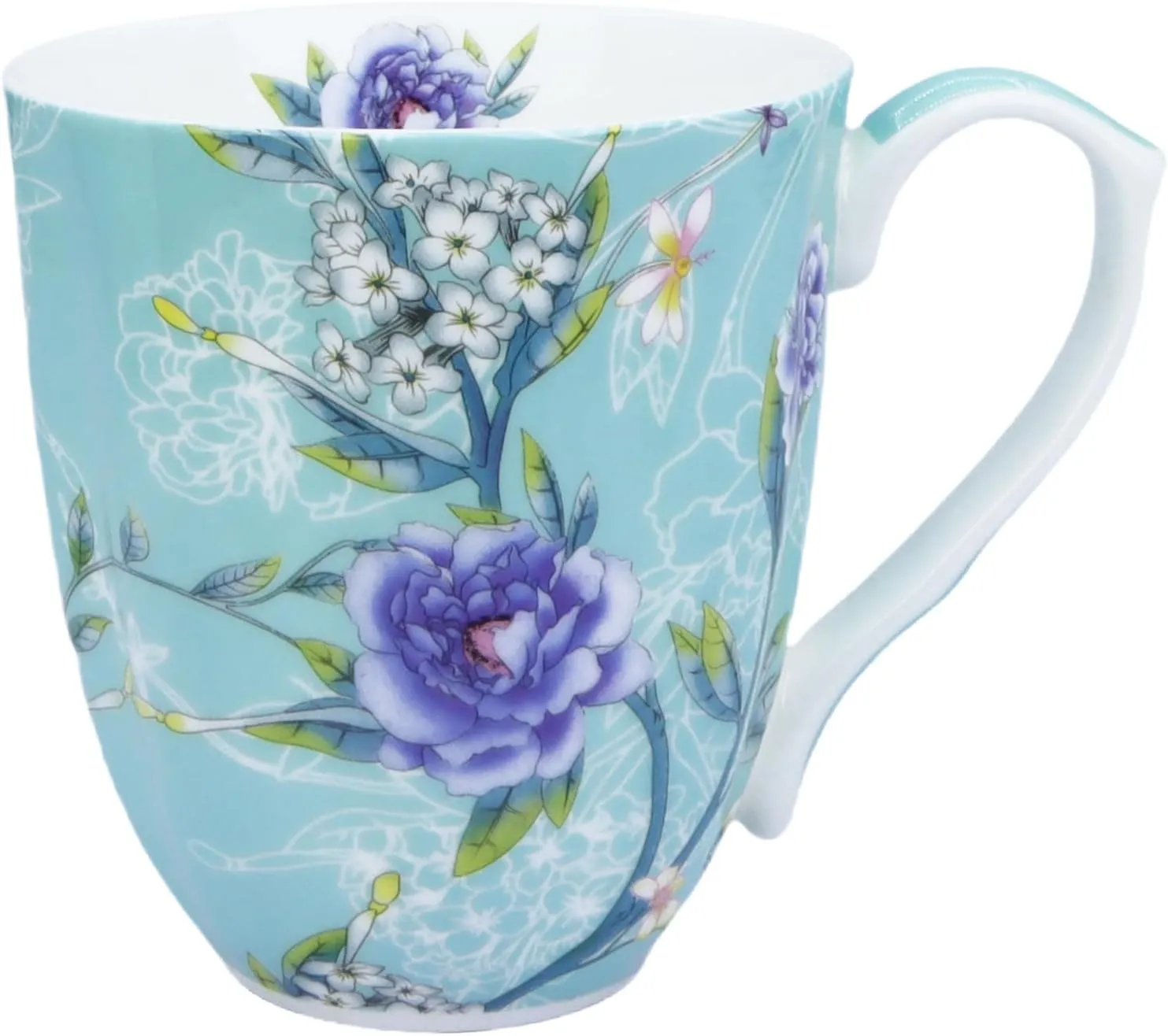 13oz Cute Coffee Mug for Women Bone China Coffee Mug Cute Mugs Christmas Mugs birthday Gifts for Mom Friends