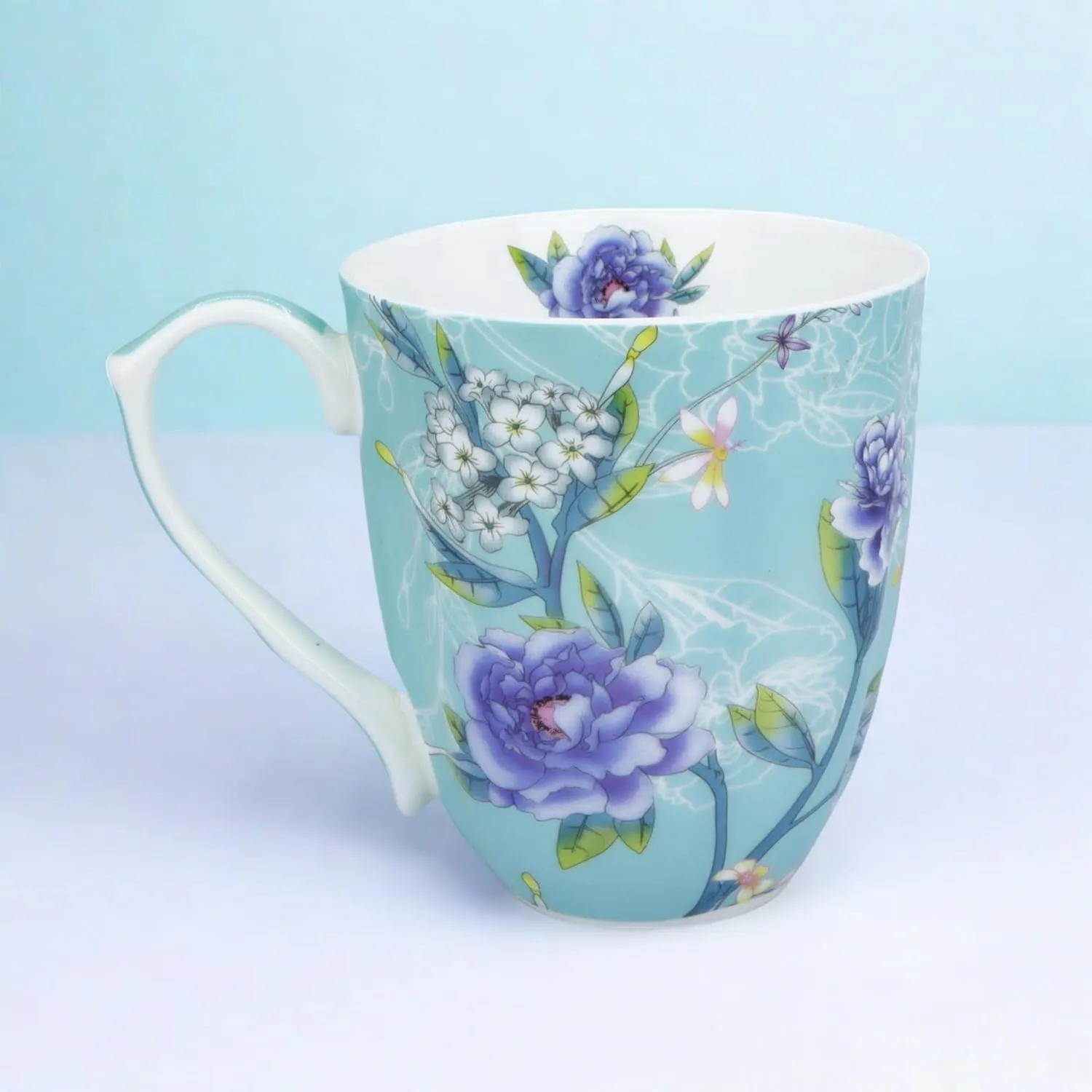 13oz Cute Coffee Mug for Women Bone China Coffee Mug Cute Mugs Christmas Mugs birthday Gifts for Mom Friends