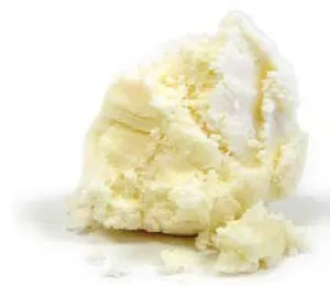 2 Lbs Ivory Creamy Raw and Unrefined Grade A Shea Butter and 1 Lb of Raw African Black Soap COMBO