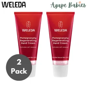 [2 Pack] Weleda Pomegranate Regenerating Hand Cream, 50ml