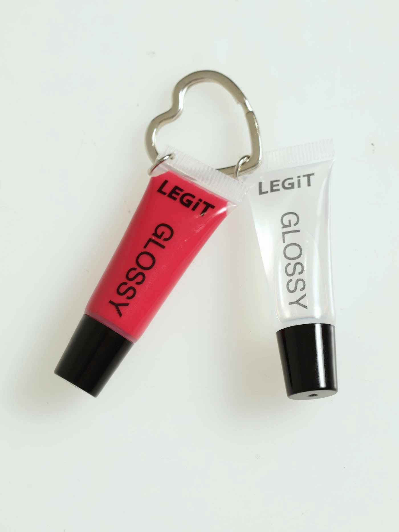 2 Pack Lipgloss Keyring - Coral