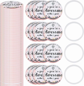 36 Pcs Inspirational Compact Mirror Bulk Employee Round Makeup Glass Mirror Personal Purse Pocket Mini for ‌Galentines Day Women Coworker Nurse Friends 2.76 Inch