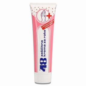 48 Protective Hand Cream - Deep Hydration - Non-Sticky Working Hands Cream - Long-Lasting Protection (ANTIBACTERIAL HAND CREAM 100 ML, 3 PCS)