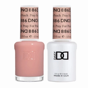 #886  - DND Gel UV/LED Soak Off Gel polish - Pray For Peach
