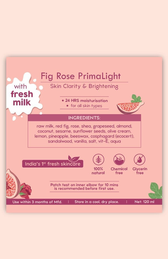 <strong>Fig Rose PrimaLight Body Malai 200ml</strong> <br><i>for skin brightening | 24 HR moisture</i>