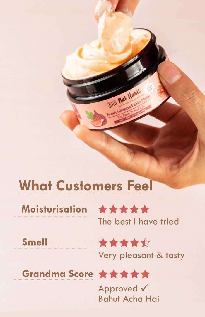 <strong>Fig Rose PrimaLight Body Malai 200ml</strong> <br><i>for skin brightening | 24 HR moisture</i>