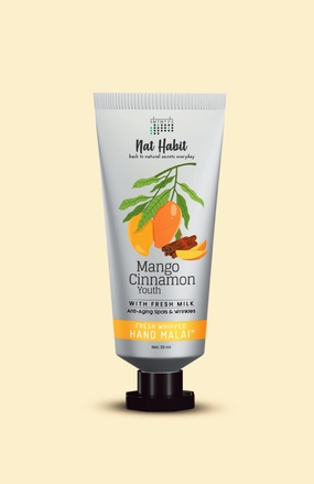 <strong>Mango Cinnamon Youth Hand Malai</strong> <br><i>Anti-Aging Spots & Wrinkles</i>