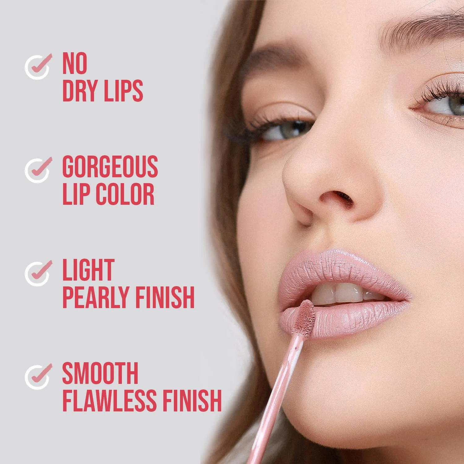 aden Satin Lipstick - 7ml - Long-Lasting, Non-Drying, Creamy Texture & Silky Finish (01 Radiant Beige)