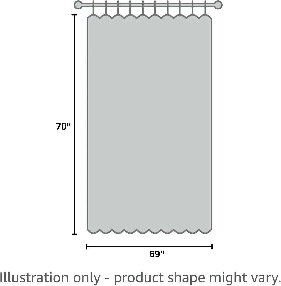 Ambesonne Hello Shower Curtain, Romantic and Message in a Pastel Colored Speech Balloon Hand Drawn Dots, Cloth Fabric Bathroom Decor Set with Hooks, 69" W x 70" L, Blush Black