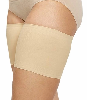 Bandelettes Unisex beige glatt lårbånd mot gnissende lår