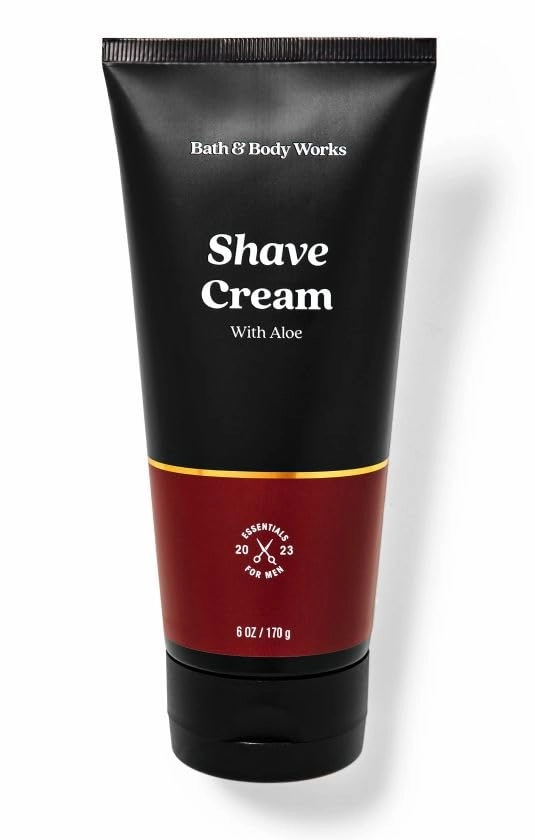 Bath and Body Men's Shave Cream with Aloe | 6 Oz