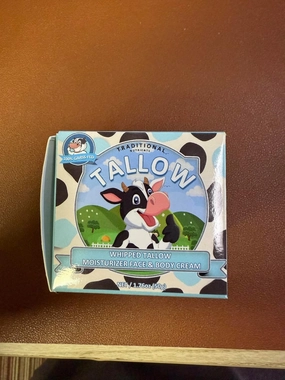Beef Tallow, Beef Tallow for Skin, Tallow Face Moisturizer, 100% Organic Beef Tallow Blam Grass Fed Finished Whipped Tallow, Unscented Face Cream Moisturizer Body Lotion Skin Care for Sensitive Skin