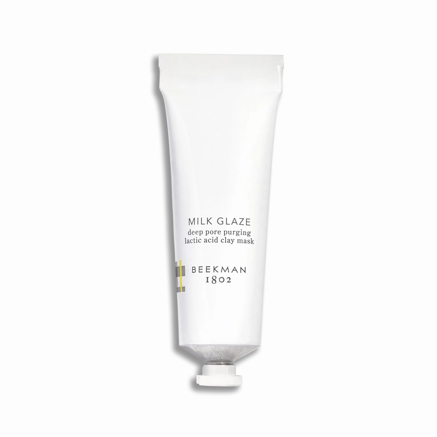 Beekman 1802 Milk Glaze 10% Lactic Acid Pore Purging Clay Face Mask - Fragrance Free - 2.3 oz - Gently Exfoliates - With Dead Sea Mud & Kaolin - Good for Sensitive Skin - Cruelty Free