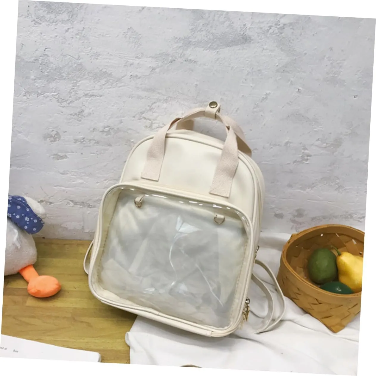 BESPORTBLE School Handbag for Pupil Line School Bag School Bag Women Backpacks for Bags LED Backpacks Casual for Bookbags Beige