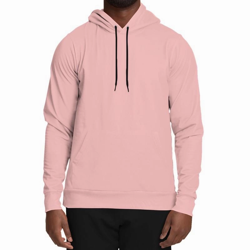 Blush Pink Hoodie | Unisex | with PLUS sizes | Bright Pale Pastel Pink | C0M30Y15K0