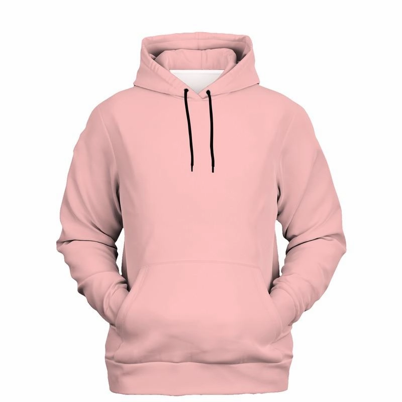 Blush Pink Hoodie | Unisex | with PLUS sizes | Bright Pale Pastel Pink | C0M30Y15K0