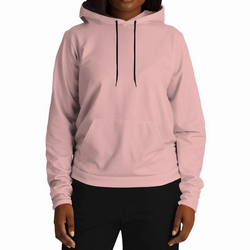 Blush Pink Hoodie | Unisex | with PLUS sizes | Bright Pale Pastel Pink | C0M30Y15K0