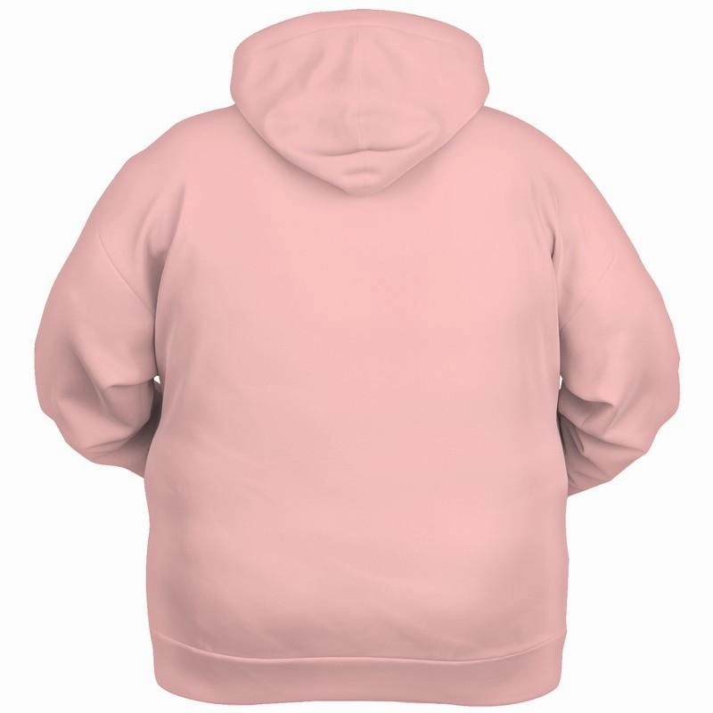 Blush Pink Hoodie | Unisex | with PLUS sizes | Bright Pale Pastel Pink | C0M30Y15K0