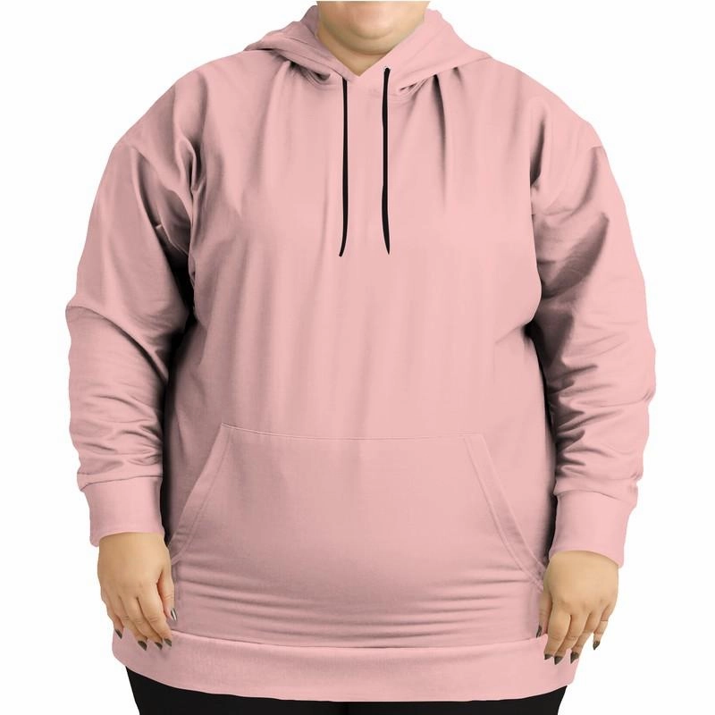 Blush Pink Hoodie | Unisex | with PLUS sizes | Bright Pale Pastel Pink | C0M30Y15K0