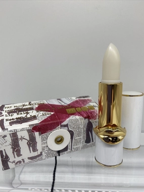 BNIB Pat McGrath Labs Lip Fetish Lip Balm CLEAR / UNTINTED full size WHITE PACK