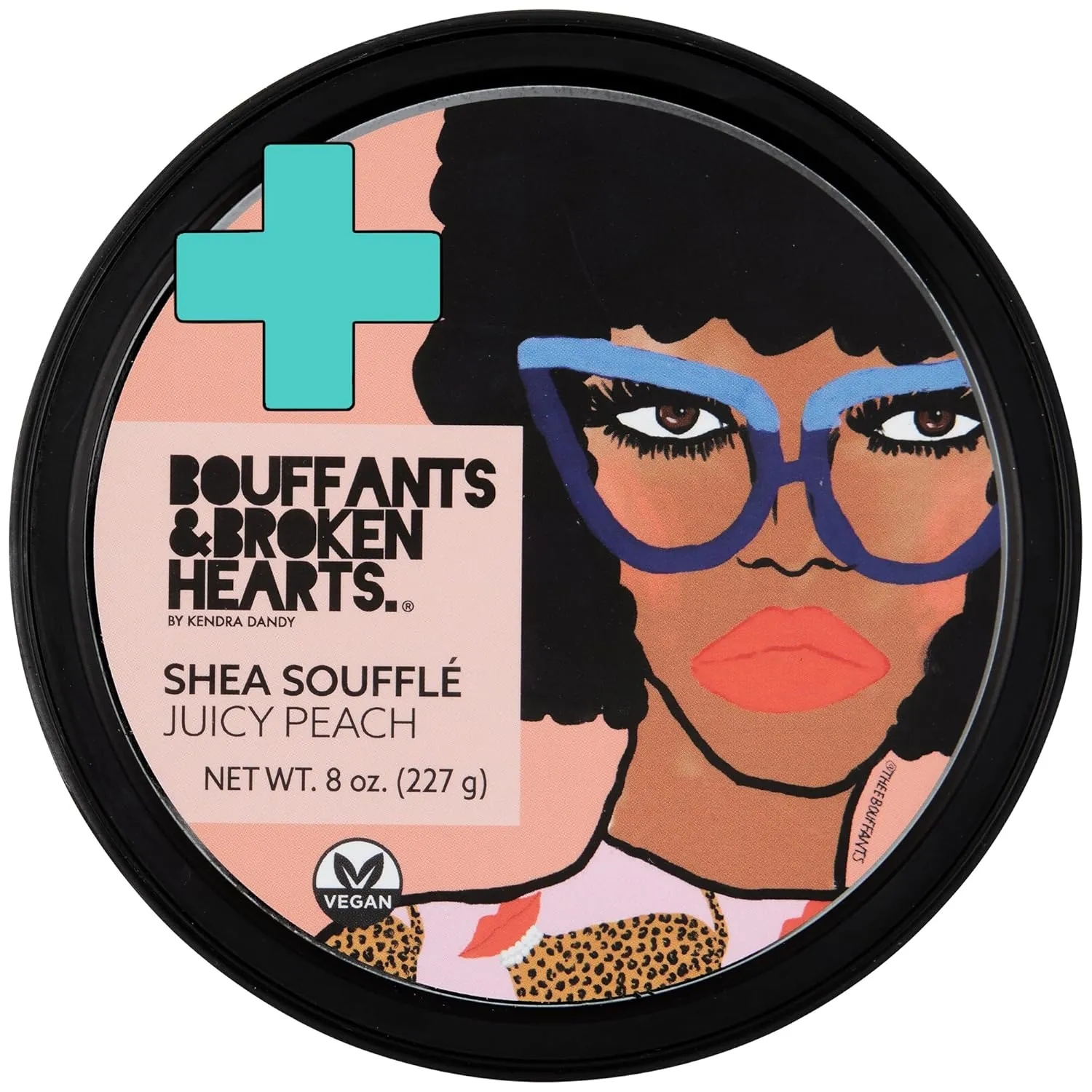 Bouffants Bundle - Creamy White Shea Butter (15oz) | Whipped Shea Butter Souffle (Juicy Peach)