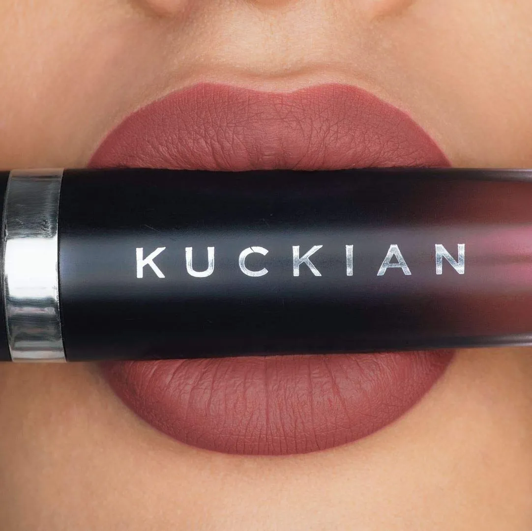 BRUTE - Brown, Mauve, Dusty Rose, Brown Lipstick - Liquid Velvet Supremé by Kuckian - Vitamin E, Cruelty Free, Vegan, Matte Lipstick, Long Lasting