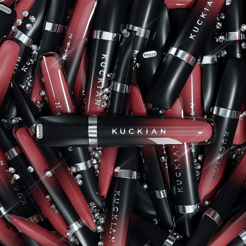 BRUTE - Brown, Mauve, Dusty Rose, Brown Lipstick - Liquid Velvet Supremé by Kuckian - Vitamin E, Cruelty Free, Vegan, Matte Lipstick, Long Lasting
