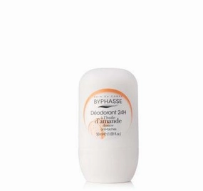 Byphasse deodorant 24hr anti tache à l'huile d'amande douce 50 ml