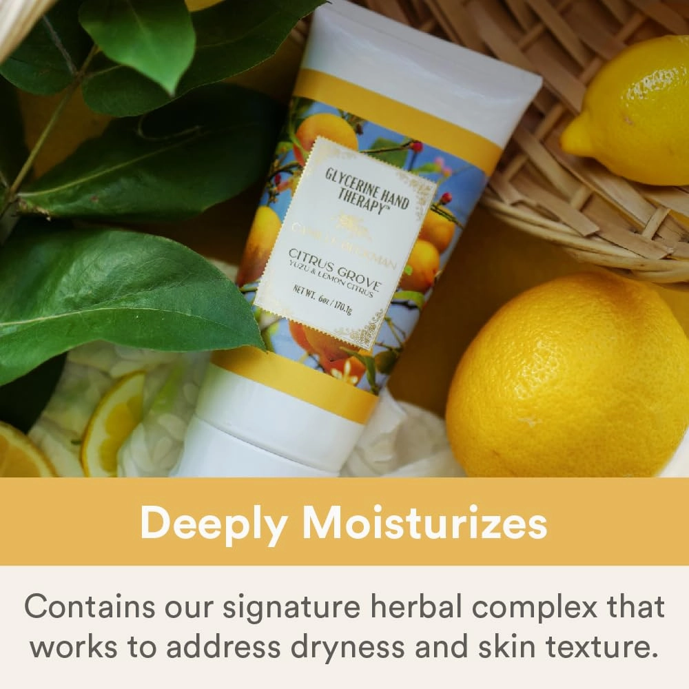 Camille Beckman Hand and Body Duet Set, Silky Body and Glycerine Hand Cream, Citrus Grove