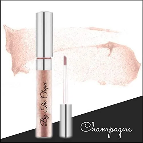Champagne Premium Glitter Lip Gloss Sheer Nude Glitter Gloss | Perfect Texture | Excellent Top Coat…