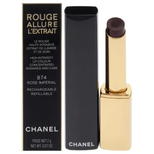 Chanel Rouge Allure Lextrait Lipstick - 874 Rose Imperial for Women - 0.07 oz Lipstick (Refillable)