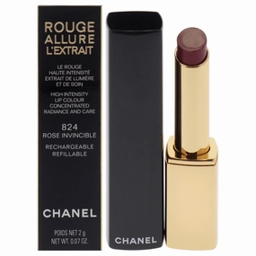 Chanel Rouge Allure Lextrait Lipstick - 824 Rose Invincible for Women - 0.07 oz Lipstick (Refillable)