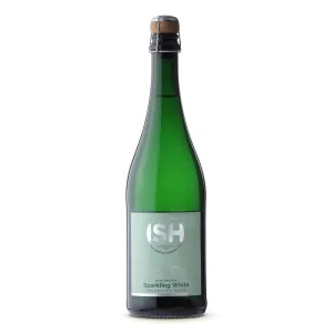 Chateau del ISH Sparkling Non Alcoholic White, Award Winning Non-Alcoholic Wine and Champagne, Gluten Free, Low Calorie, Zero Proof with Dealcoholized Pinot Blanc and Silvaner Grapes, 750 ml Bottle