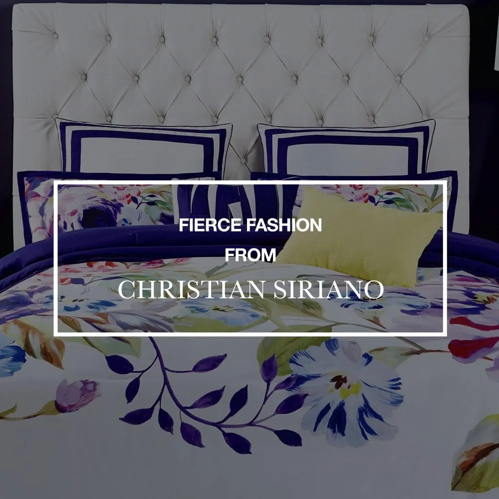Christian Siriano NY Dreamy Floral Duvet Set, Full/Queen, Multiple 3 Piece