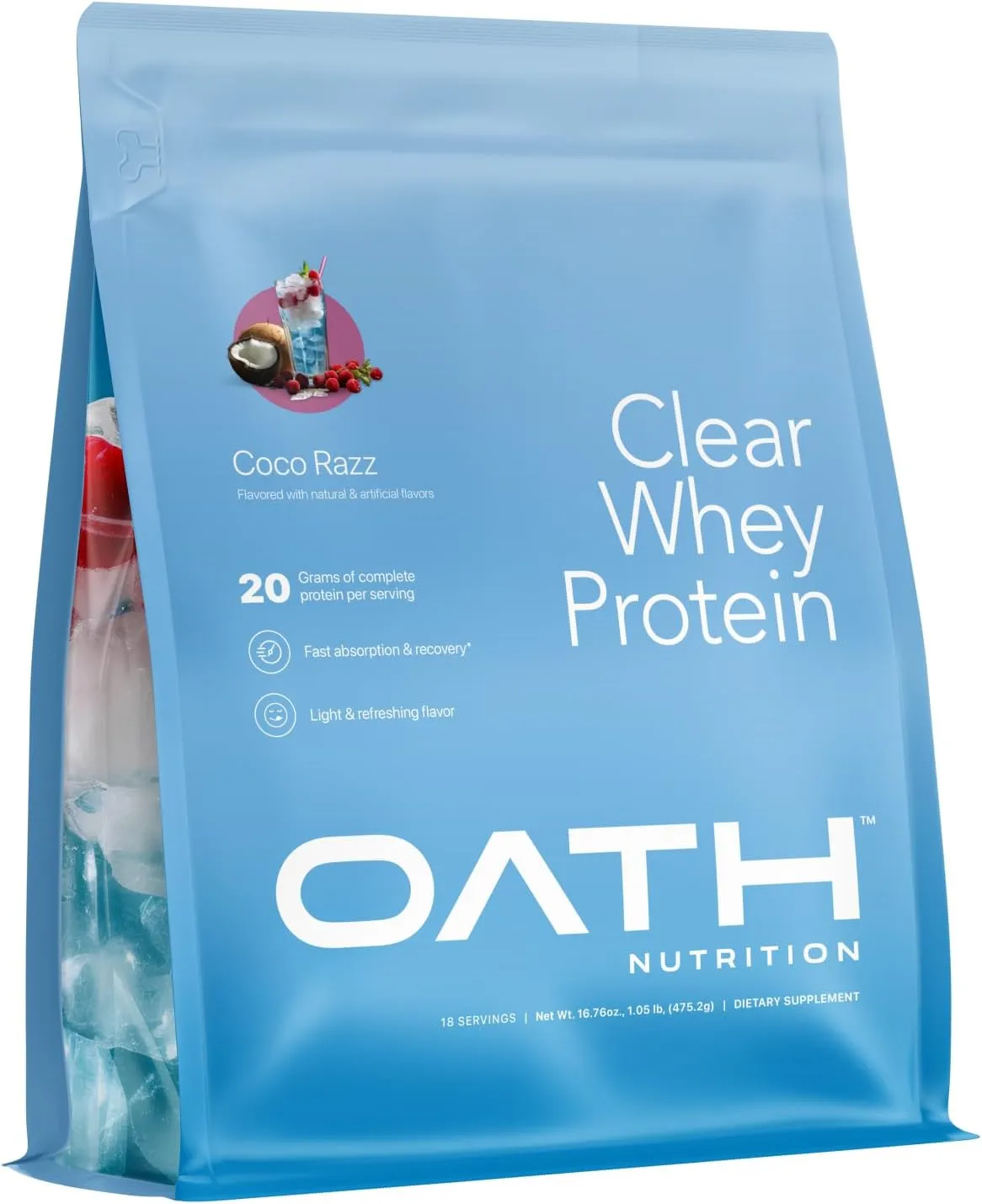 Clear Whey Protein - 18 Servings - Coco Razz