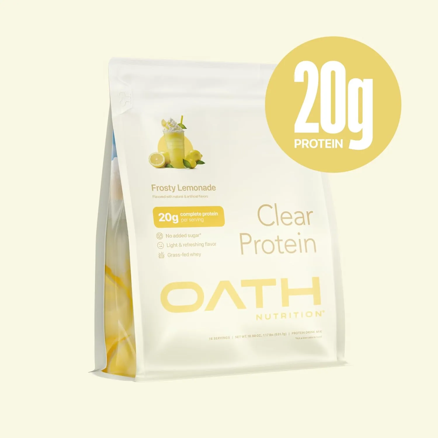Clear Whey Protein - 18 Servings - Frosty Lemonade