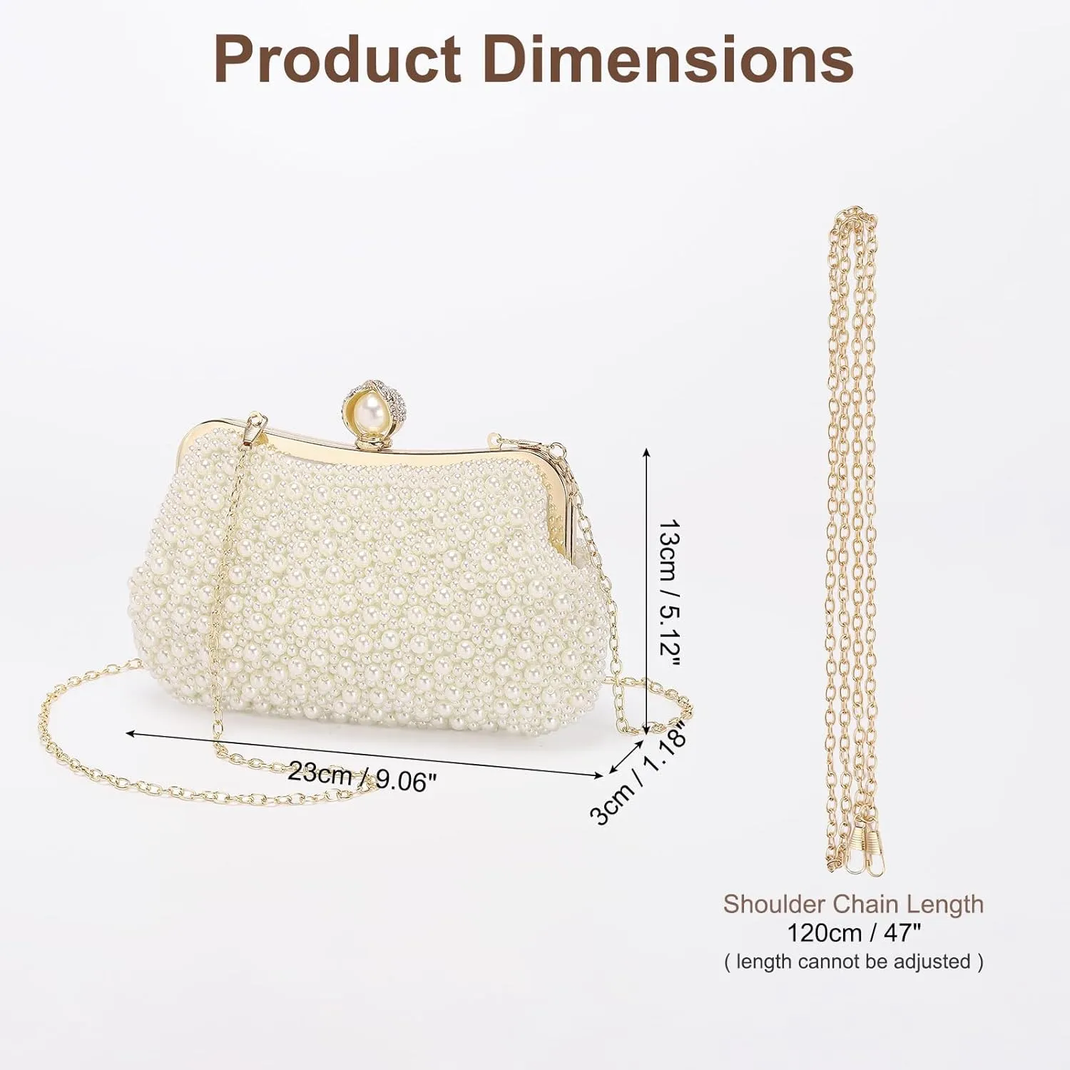 Clutch Purse Evening Clutch Bag Handbag Cross Body Bag for Women Formal Wedding Club Party