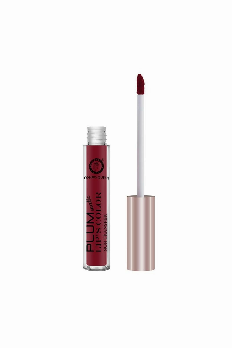 Colors Queen Plum Matte Long Lasting Waterproof Lipstick - 7gm (Cranberry)