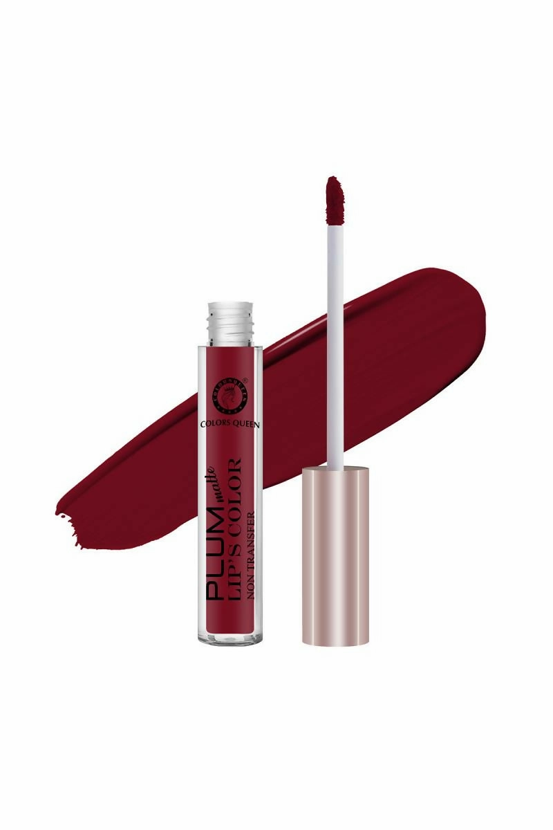 Colors Queen Plum Matte Long Lasting Waterproof Lipstick - 7gm (Cranberry)