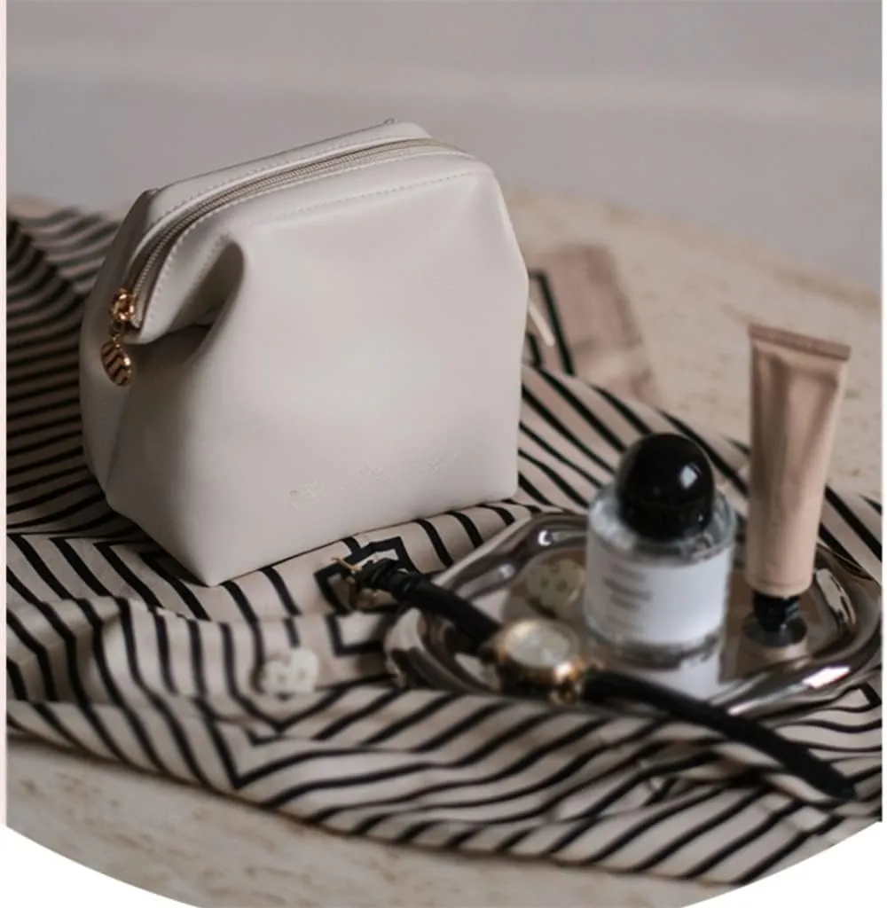 Cosmetic Bag Portable Lipstick Bag Cosmetic Storage Bag Female Small Travel with Mini Coin Bag