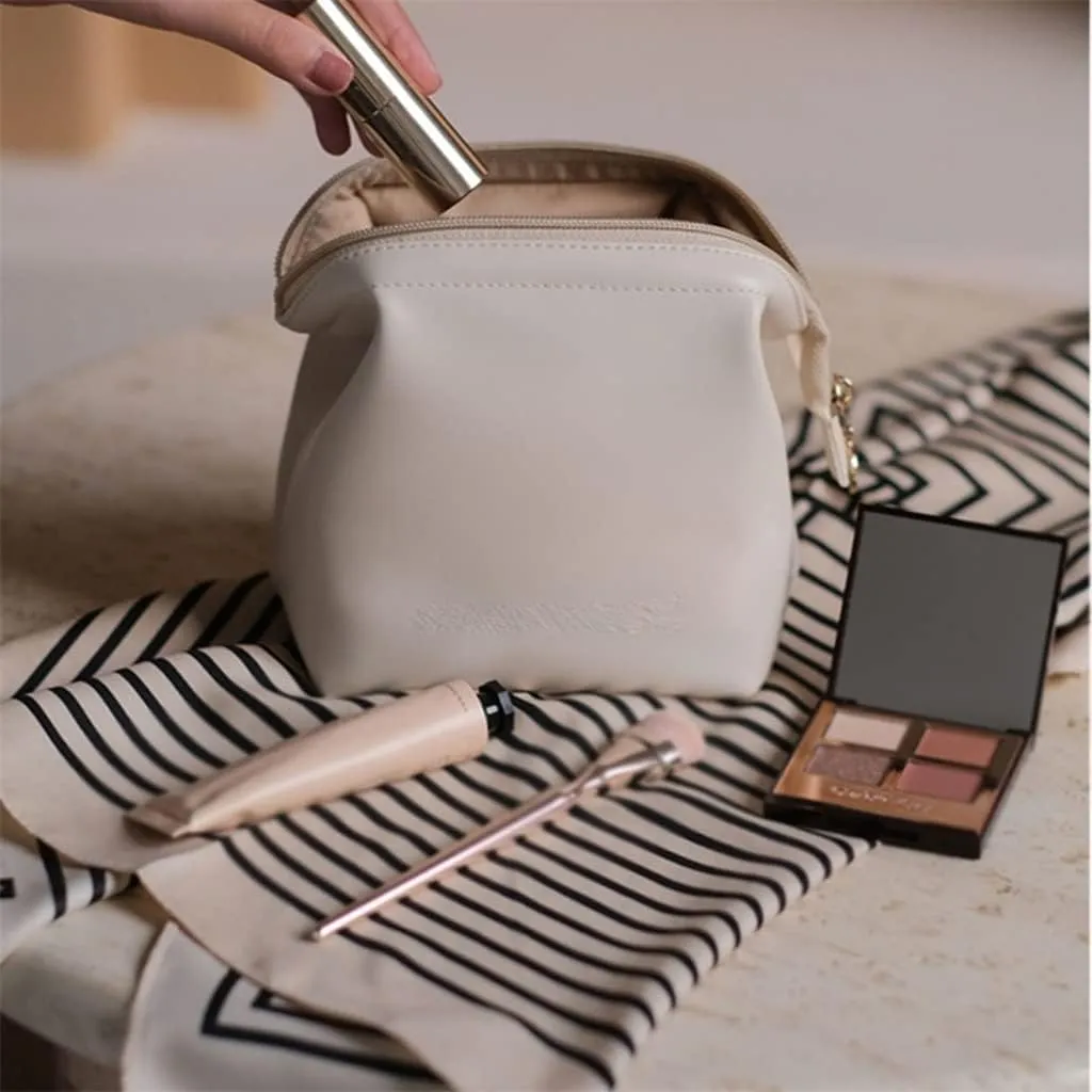 Cosmetic Bag Portable Lipstick Bag Cosmetic Storage Bag Female Small Travel with Mini Coin Bag