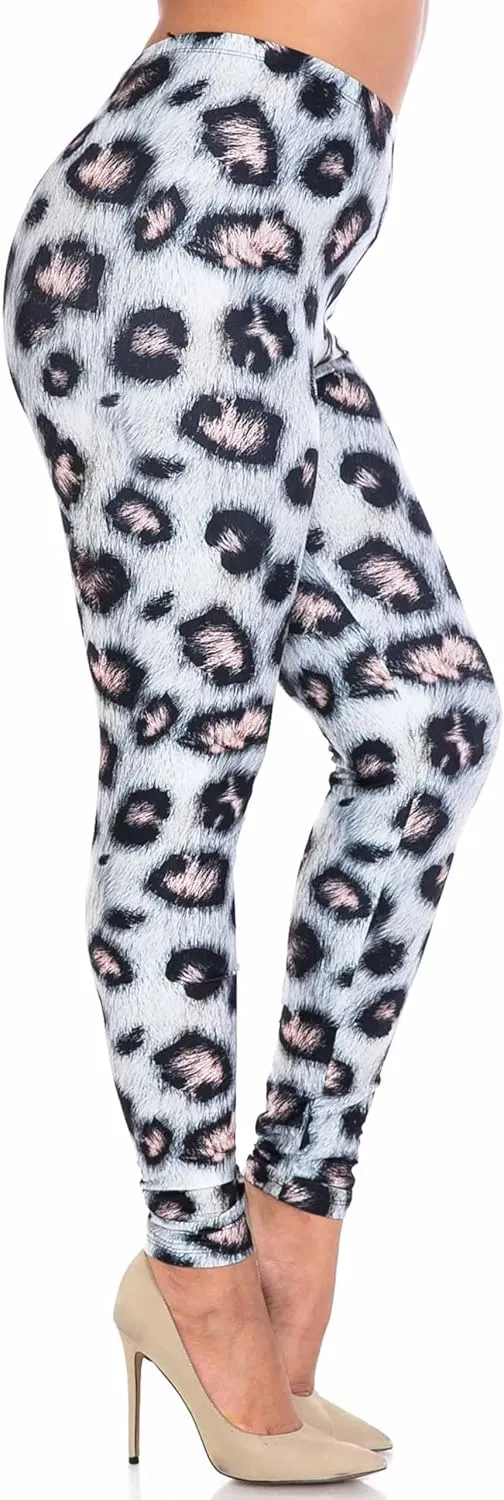 Creamy Soft Premium Women's Leggings Plus Size, High Rise, Stretchy & Breathable, Comfortable Fit - by USA Fashion™