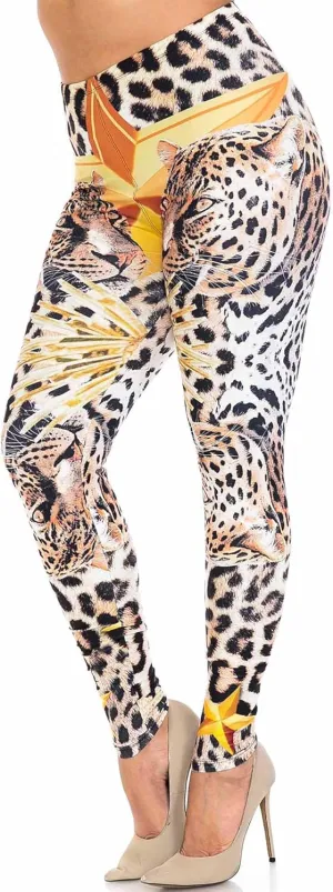 Creamy Soft Premium Women's Leggings Plus Size, High Rise, Stretchy & Breathable, Comfortable Fit - by USA Fashion™
