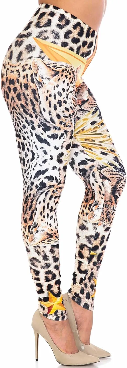 Creamy Soft Premium Women's Leggings Plus Size, High Rise, Stretchy & Breathable, Comfortable Fit - by USA Fashion™