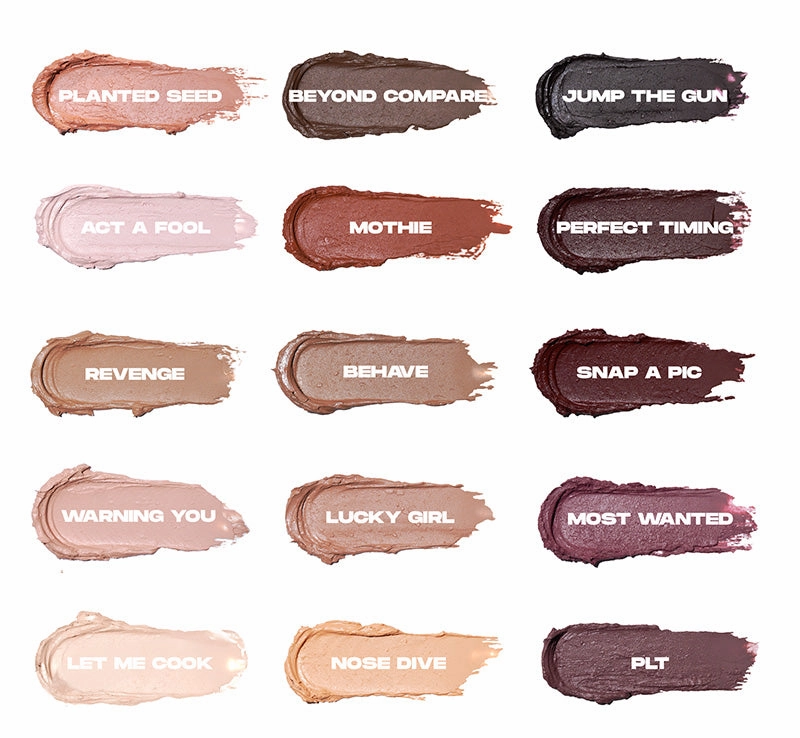 CUPID CASE LIP PALETTE & LIP BRUSH SET - MUTED NUDES