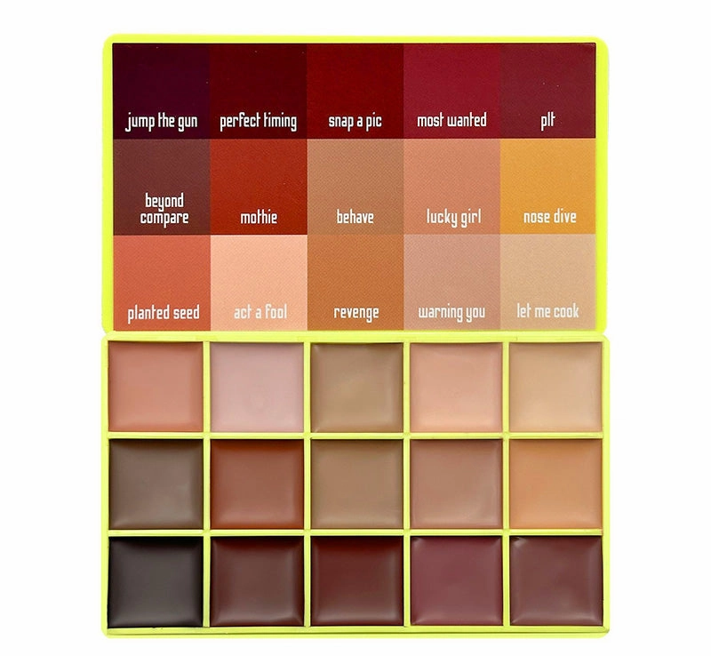 CUPID CASE LIP PALETTE & LIP BRUSH SET - MUTED NUDES