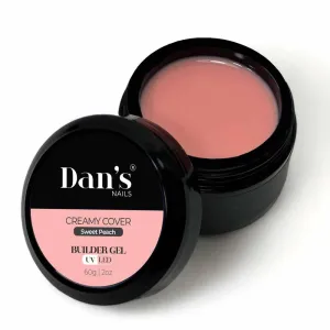 Dan's Nails Creamy Cover Gel Builder for Nails Kit Colors Nude Builder Nail Gel Set Self Leveling Strengthener Hard Builder Gel Nail Polish Extension for Nail Art (Sweet Peach)