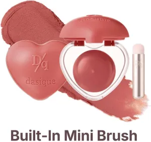 Dasique Souffle Color Pot #20 Apple Candy – Makeup Blush, Buildable Silky-Smooth Texture, Built-In Mini Brush, Multi-Use For Cheek and Lip