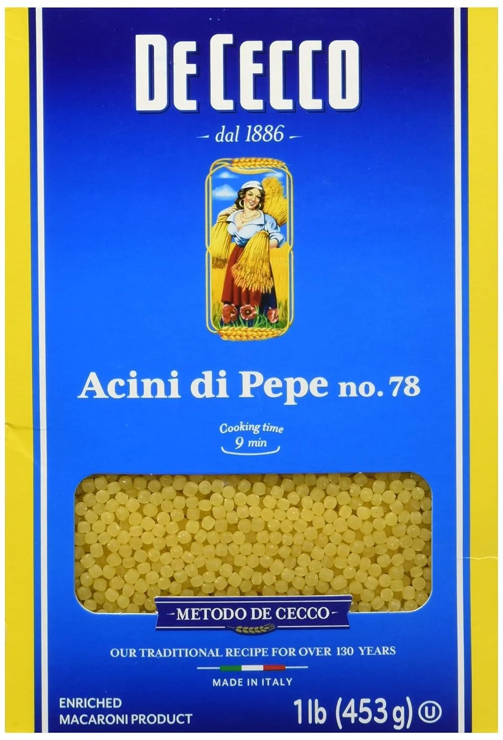 De Cecco Acini Di Pepe, 16oz Pack of 3